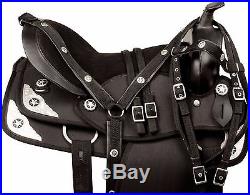 15 16 17 Codura Synthetic Western Pleasure Trail Cowboy Horse Saddle Tack