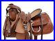 15_16_17_Cowgirl_Western_Horse_Roping_Ranch_Pleasure_Tooled_Leather_Saddle_Tack_01_jjg