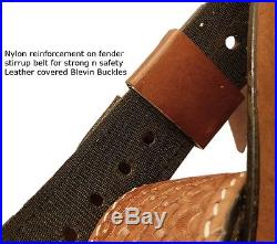 15 16 Barrel Racer Round Skirt Show Pleasure Tooled Leather Western Horse Saddle