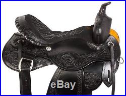 15 17 18 New Western Pleasure Trail Endurance Leather Horse Saddle Tack Set