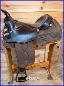15.5 Big Horn Haflinger Western Trail Saddle Model 295