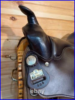 15.5 Big Horn Haflinger Western Trail Saddle Model 295