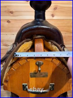 15.5 Big Horn Haflinger Western Trail Saddle Model 295