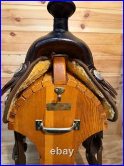 15.5 Big Horn Haflinger Western Trail Saddle Model 295