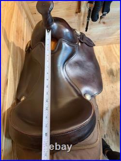 15.5 Big Horn Haflinger Western Trail Saddle Model 295