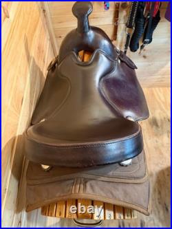 15.5 Big Horn Haflinger Western Trail Saddle Model 295