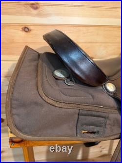 15.5 Big Horn Haflinger Western Trail Saddle Model 295