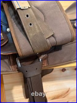 15.5 Big Horn Haflinger Western Trail Saddle Model 295