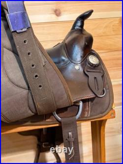 15.5 Big Horn Haflinger Western Trail Saddle Model 295