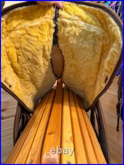 15.5 Big Horn Haflinger Western Trail Saddle Model 295