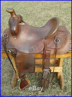 15.5 McCall Ranch Roping Saddle
