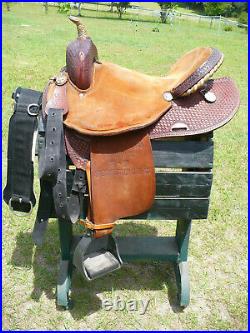 15.5 Nathan Lamb Trophy Barrel or Trail Saddle