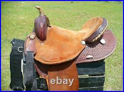 15.5 Nathan Lamb Trophy Barrel or Trail Saddle