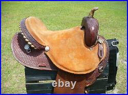 15.5 Nathan Lamb Trophy Barrel or Trail Saddle