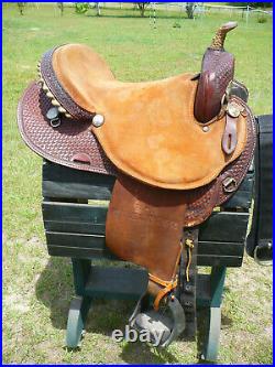 15.5 Nathan Lamb Trophy Barrel or Trail Saddle