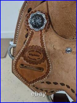 15.5 New Loredo Western Barrel Saddle 1-972