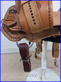 15.5 New Loredo Western Barrel Saddle 1-972