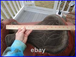 15.5'' Qh Bars Textan Hereford Western Roper Roping Saddle 32.2# USA Tx