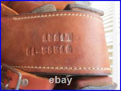 15.5'' Qh Bars Textan Hereford Western Roper Roping Saddle 32.2# USA Tx