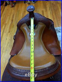 15.5 Rocking R Western Reining Saddle