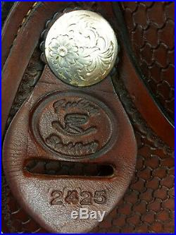 15.5 Rocking R Western Reining Saddle