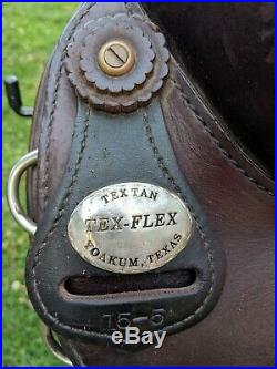15.5 Tex Tan Flex Trail Western Endurance Saddle