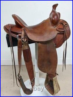 15.5 Used McCall Western Ranch Lady Pendleton Saddle 2-1293
