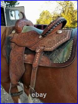 15 Allen Ranch Barrel Saddle, great condition $3000 Negotiable