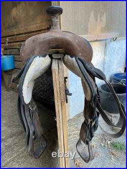 15 Big Horn 502 Codura Western Saddle Lightweight Hybrid Suede/Nylon