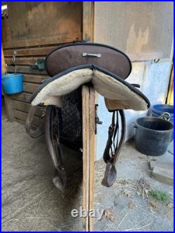 15 Big Horn 502 Codura Western Saddle Lightweight Hybrid Suede/Nylon