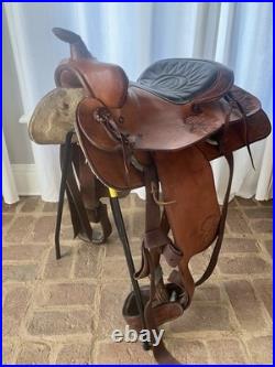 15 Big Horn Western Trail Saddle All Leather