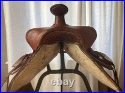 15 Big Horn Western Trail Saddle All Leather