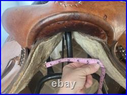 15 Big Horn Western Trail Saddle All Leather