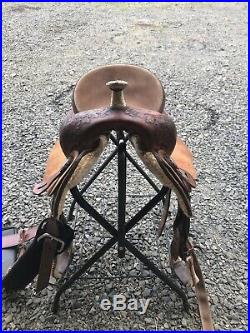 15 Big Horn Western barrel saddle