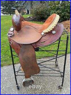 15 Blue Ridge Western Barrel Horse Saddle #9521