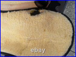 15 CHISHOLM TRAIL Black Light Weight Leather & Cordura Western Saddle CLEAN