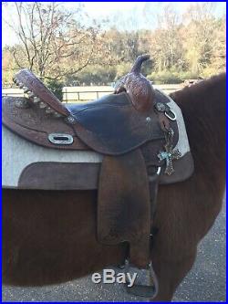 15 Charmayne James Barrel Saddle