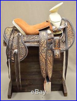 15 Charro Horse Saddle Montura Charra Silla Caballo