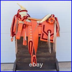15 Chomite Montura Charro Leather Saddlebag Mexican Montura Charra Horse