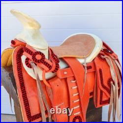 15 Chomite Montura Charro Leather Saddlebag Mexican Montura Charra Horse