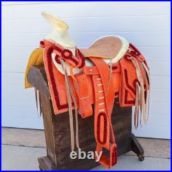 15 Chomite Montura Charro Leather Saddlebag Mexican Montura Charra Horse