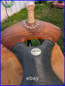 15 Circle Y Lisa Lockhart Flex 2 Barrel Saddle Western Horse Tack NICE