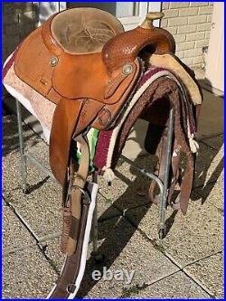 15 Cleburne Saddle Shop Western Reining Saddle