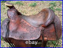 15 Fallis Saddlery All Around Wade Trail Roping Saddle
