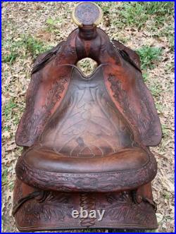 15 Fallis Saddlery All Around Wade Trail Roping Saddle