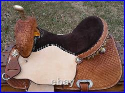 15 Hawkwood Saddlery Barrel Racing Saddle Made in Texas