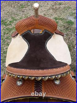 15 Hawkwood Saddlery Barrel Racing Saddle Made in Texas