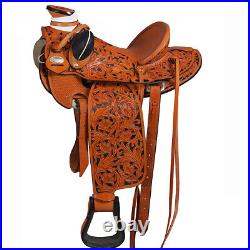 15 In Western Horse Wade Saddle American Leather Ranch Roping Oiled