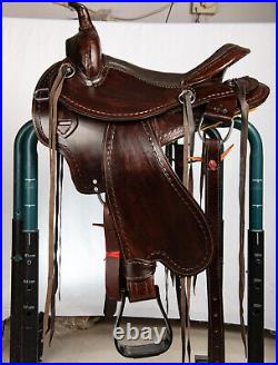 15 Inch Leather Tennessee Trailgenuine Western Horse Saddle Gaited Saddle Trail