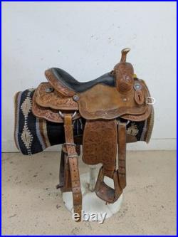 15 Inch Used Cactus Western Roping Saddle 1024-10713